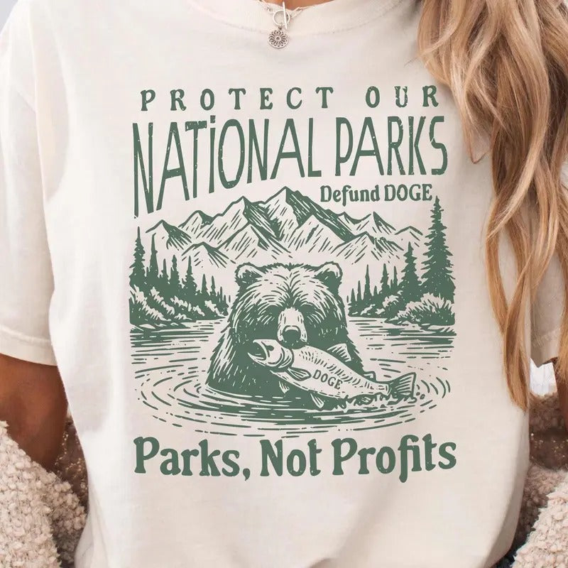 Support National Parks Shirt Subtle Anti Trump Shirt Anti Elon Musk Yosemite Joshua Park T-Shirts, Hoodie, Sweatshirt