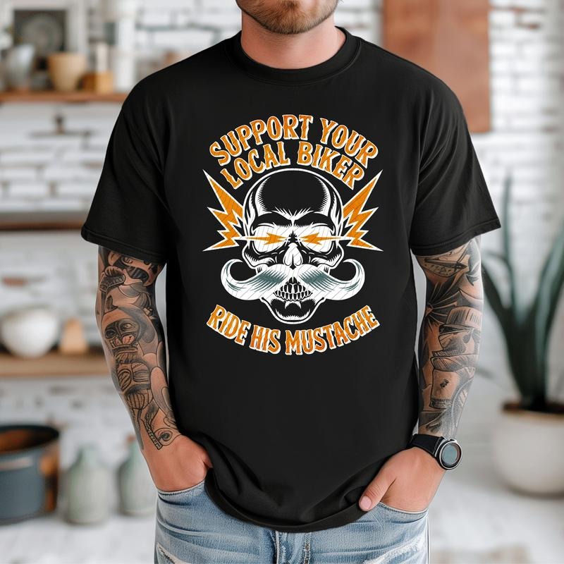 Support Your Local Biker DTF Transfers - THIS IS NOT A SHIRT Hoodie, Sweatshirt | HypeCrazeTee.com