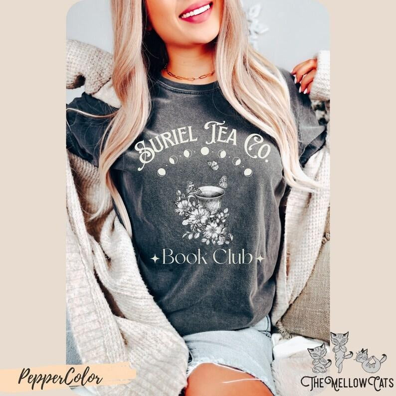 Suriel Tea Co Shirt  T-Shirt Acotar Merch OFFICIAL LICENSE Sarah J. Maas Sjm Merch, A Court of Thorns and Roses Velaris...