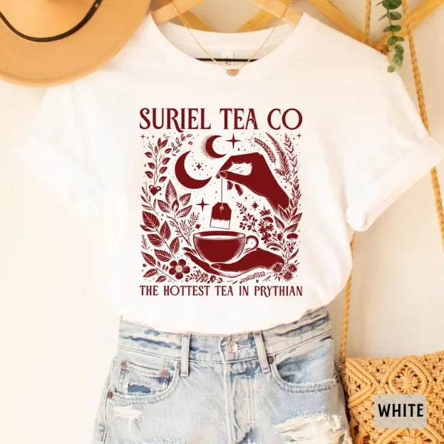 Suriel Tea Co Shirt A Court Of Thorns And Roses Shirt Bookish Shirt Feyre and Rhysand Shirt Hoodie, Sweatshirt
