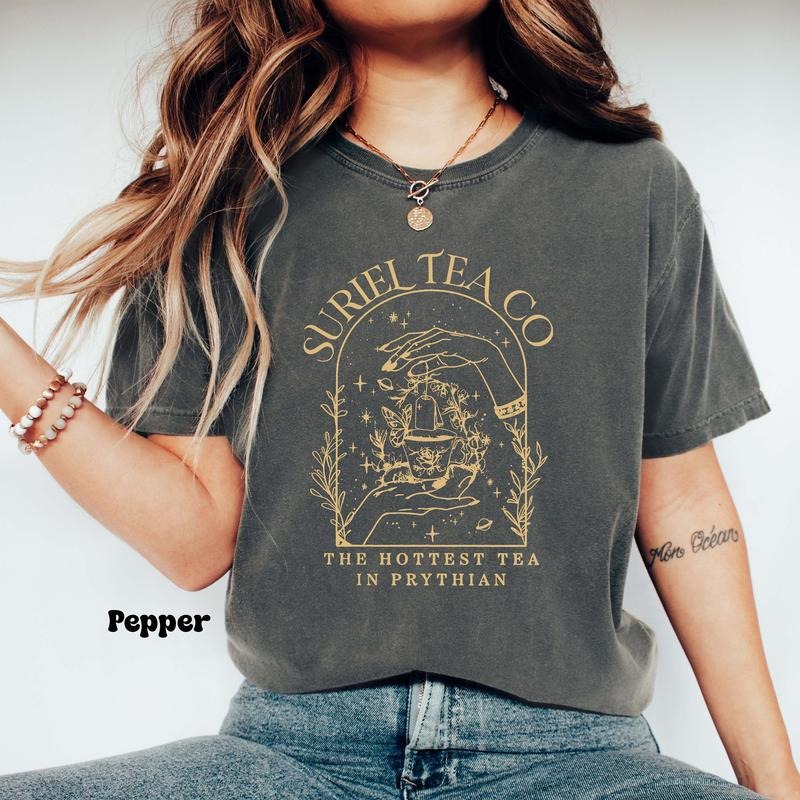 Suriel Tea Co Shirt, A Court Of Thorns And Roses Shirt, Bookish Comfort Color Shirt, Suriel Tea Tshirt Hoodie, Sweatshirt