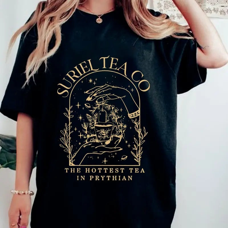 Suriel Tea Co Shirt, A Court Of Thorns And Roses Shirt, Bookish Tee Shirt, Suriel Tea T-shirt, Gift For Fan Hoodie,...