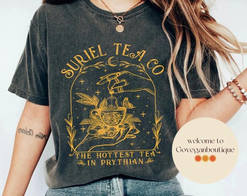 Suriel Tea Co T-shirt, Book Lover, Acotar Shirt, A Court Of Thorns And Roses Tee, Sarah J Maas Shirt, Reading Tee, Reader...