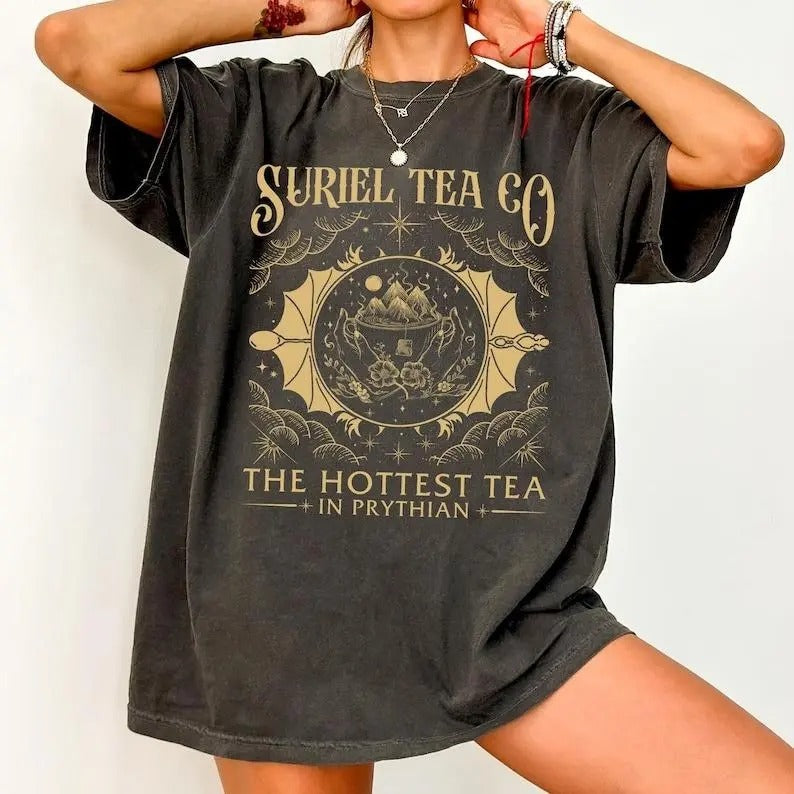 Suriel Tea Co TShirt, A Court Of Thorns And Roses Shirt, The Hottest Teamshirt, Sarah J Maas Shirt, Feyre and Rhysand...