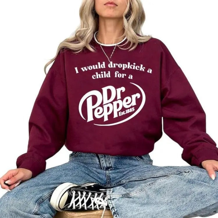 Dr Pepper T-Shirt/Sweatshirt - Unisex Cotton - Menswear Perfect Gift Hoodie | HypeCrazeTee.com
