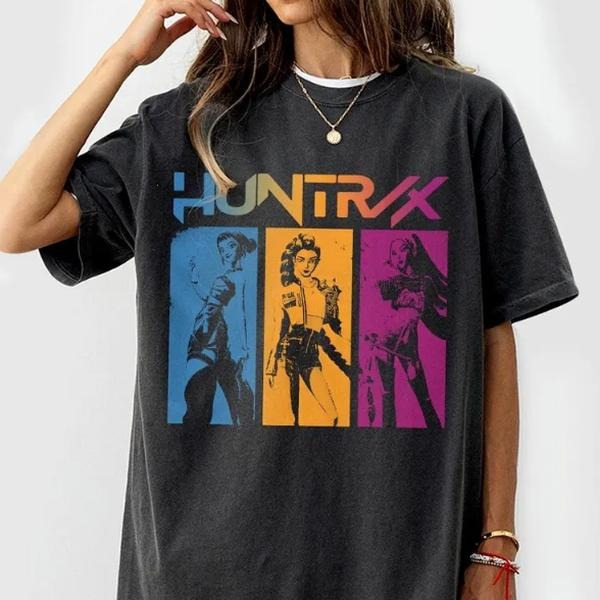 Huntrix Kpop Demo Movie Vintage Shirt/ Sweatshirt, Gift For Fan Hoodie | HypeCrazeTee.com