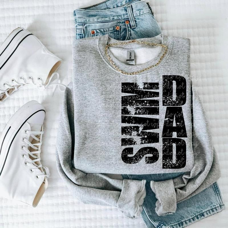 Swim Dad DTF Transfers - THIS IS NOT A SHIRT Hoodie, Sweatshirt | HypeCrazeTee.com