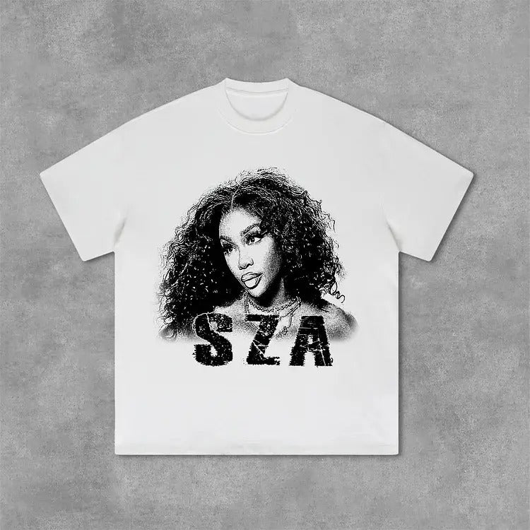 Sza Graphic Print Cotton T-Shirt, S to 4XL, Menswear Hoodie, Sweatshirt | HypeCrazeTee.com
