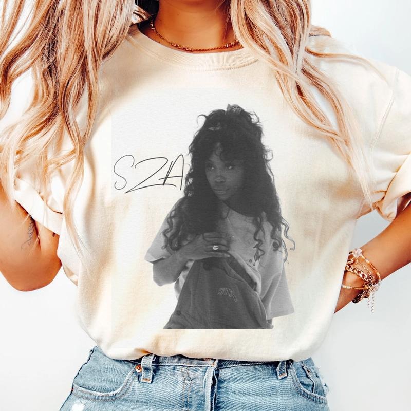 Sza Graphic Tee, Vintage Rap Tee, Sza Merch, Gift For Fans, Music Rnb Singer Rapper Shirt, Vintage Rap Tee Concert Merch,...