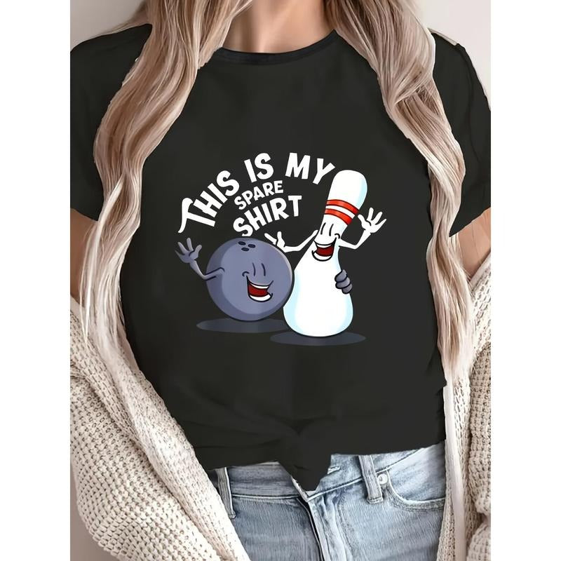 T - Shirt with a Bowling