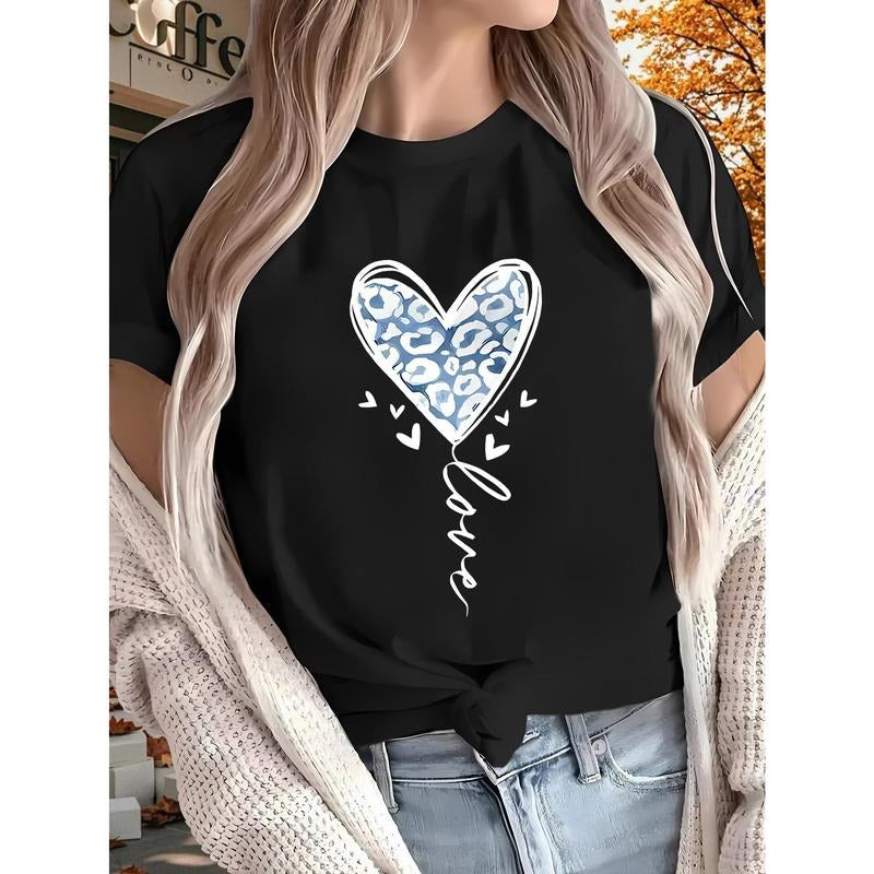 T - Shirt with a Loving Theme: Heart