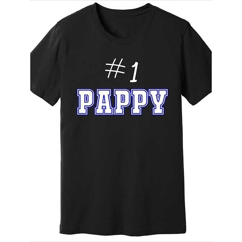 T - shirt Celebrating Pappy: '#1 Pappy' for a Loving and Proud Shout - out Hoodie, Sweatshirt | HypeCrazeTee.com