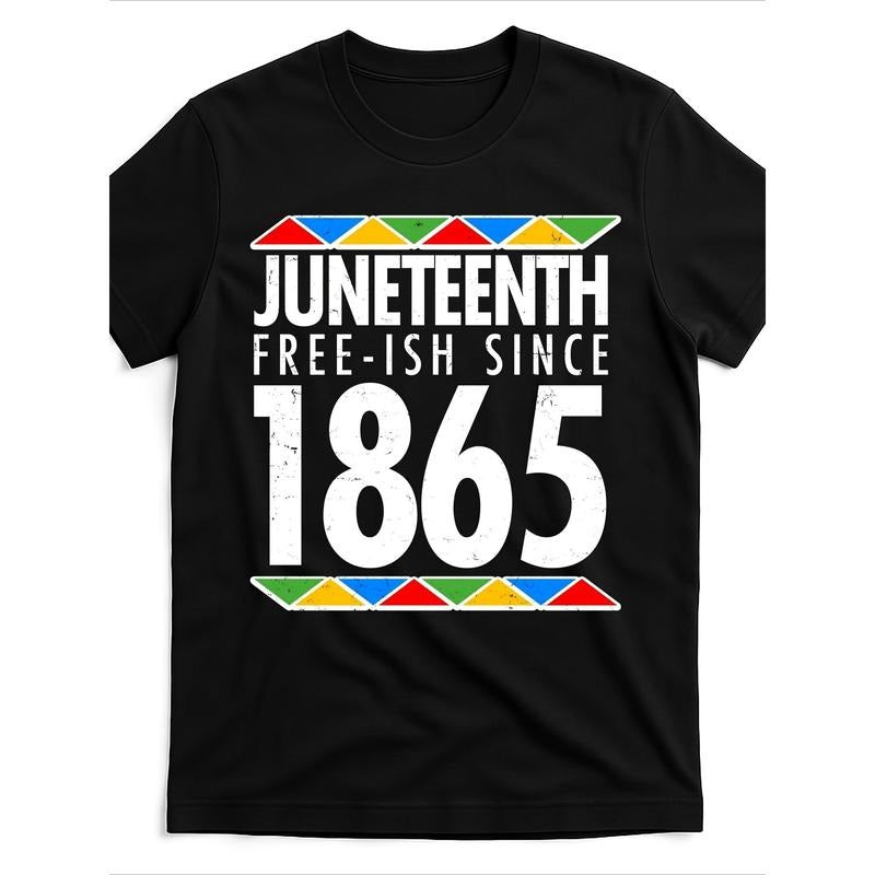 T - shirt Commemorating Juneteenth: 'Juneteenth - Free