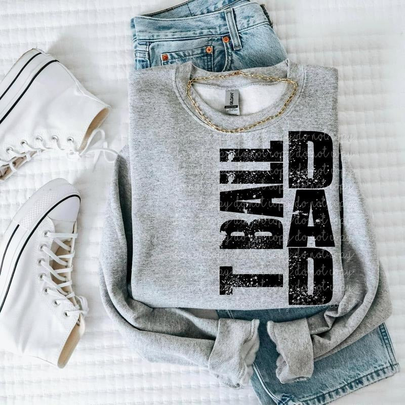 T Ball Dad DTF Transfers - THIS IS NOT A SHIRT Hoodie, Sweatshirt | HypeCrazeTee.com