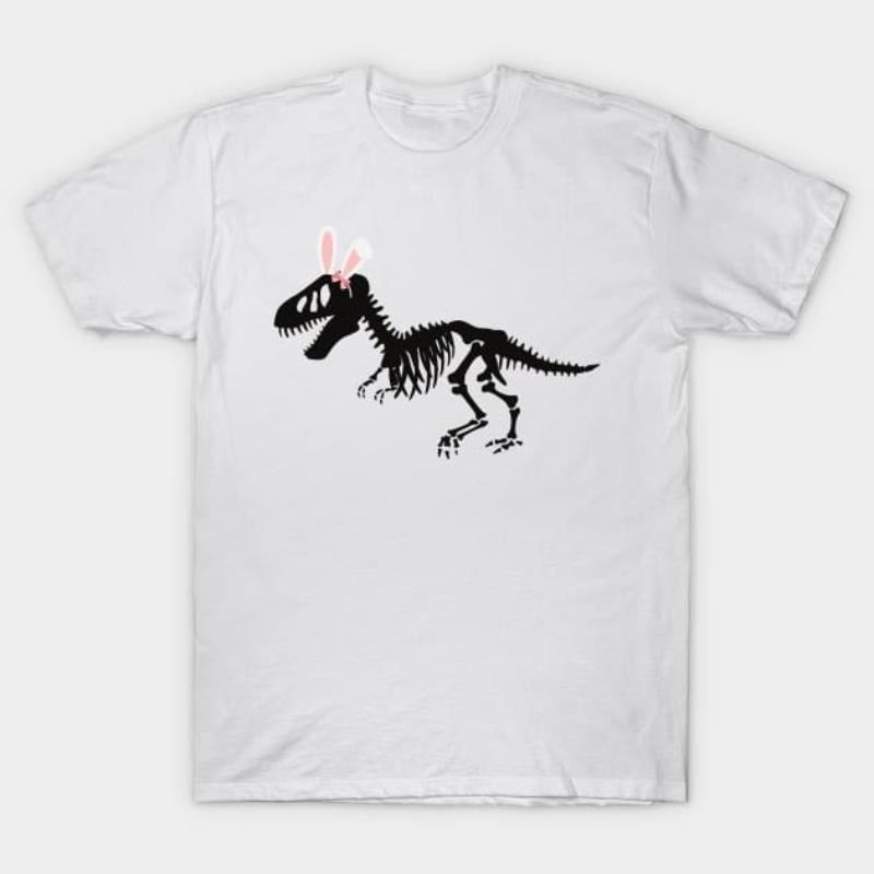 T Rex Fossil with bunny ears T-Shirt Hoodie, Sweatshirt | HypeCrazeTee.com