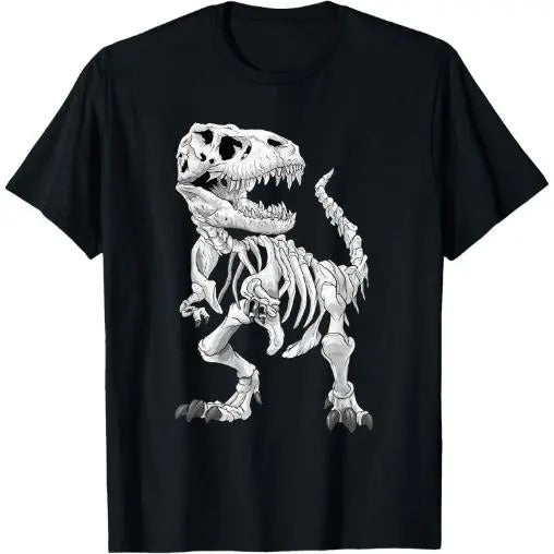 T-Rex Skeleton Dino bones paleontologist Fossil Dinosaur T-Shirt Made in USA Hoodie, Sweatshirt | HypeCrazeTee.com