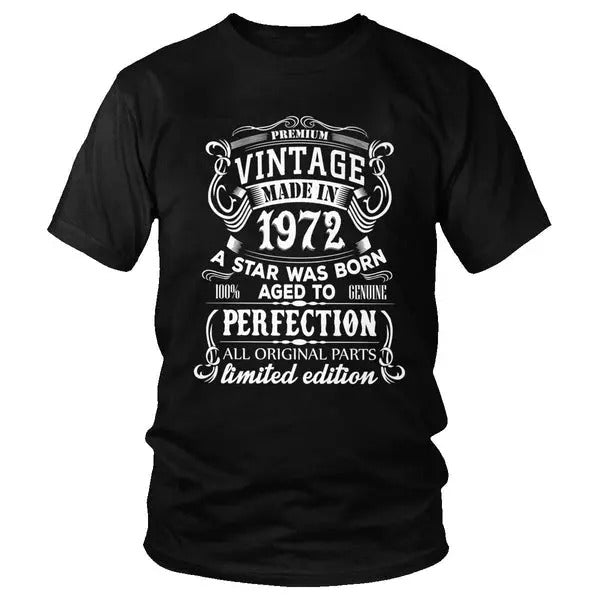 T-shirt Vintage 1972 Hoodie, Sweatshirt | HypeCrazeTee.com