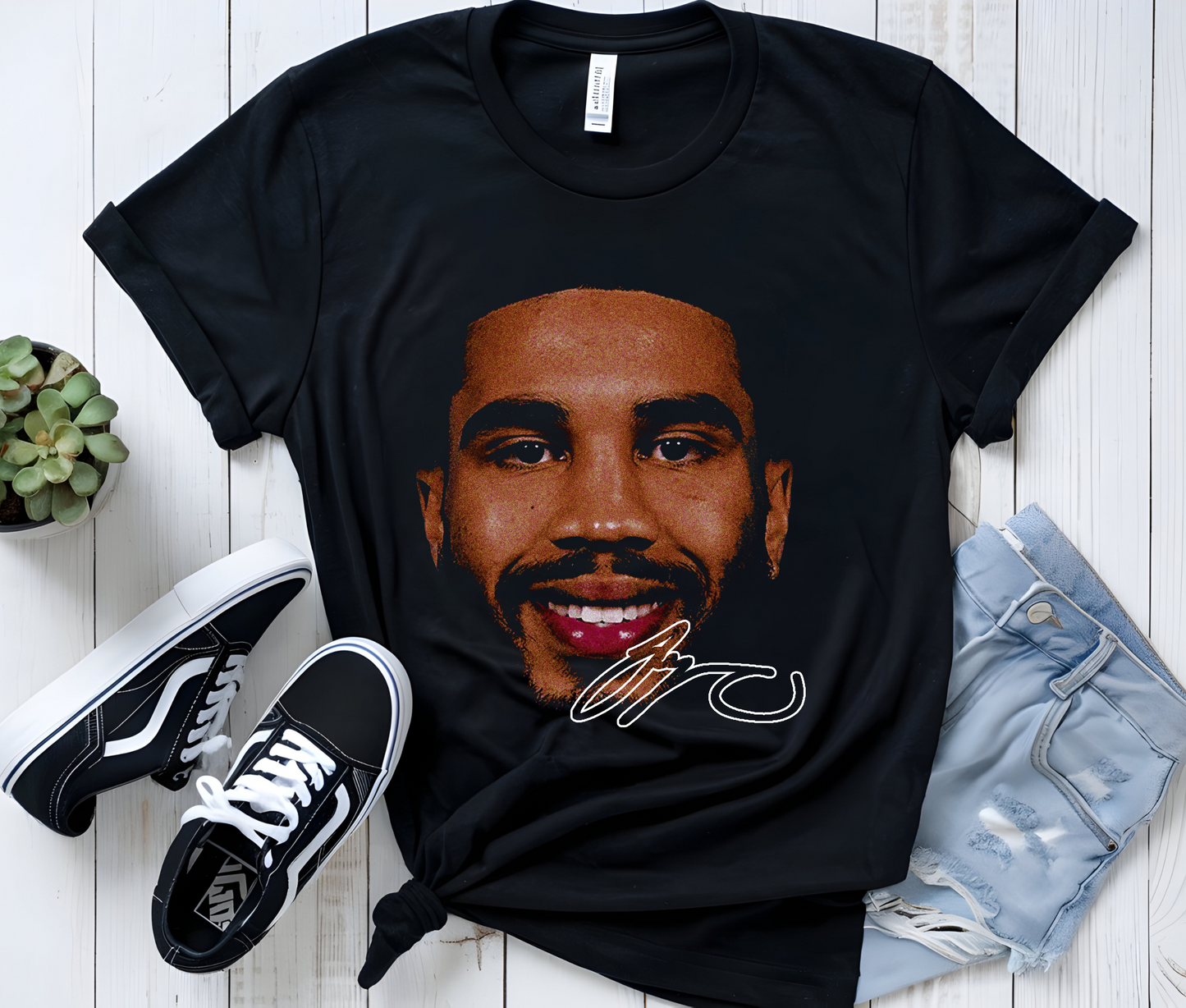 Jayson Tatum Boston Celtics Graphic Tee – Vintage NBA Basketball T-Shirt, Fan Apparel for NBA Fans