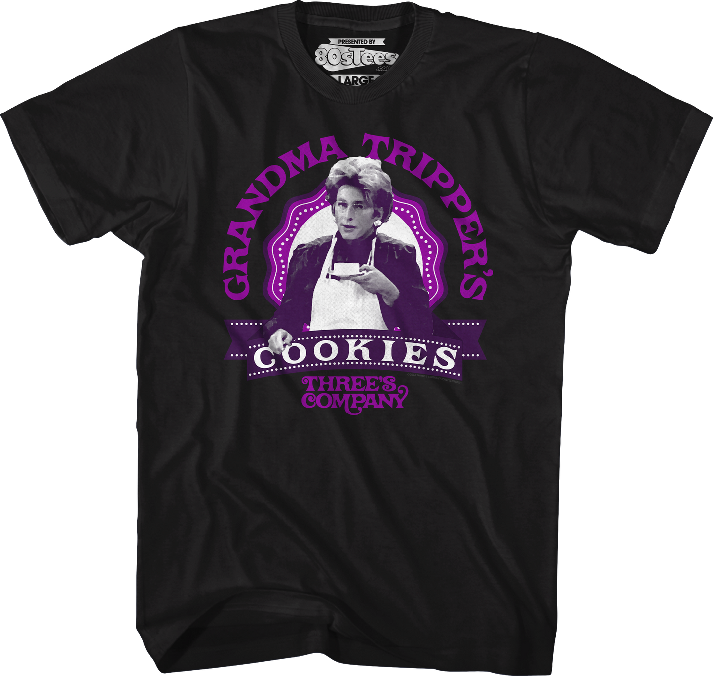 Grandma Tripper's Cookies Three's Company T-Shirt