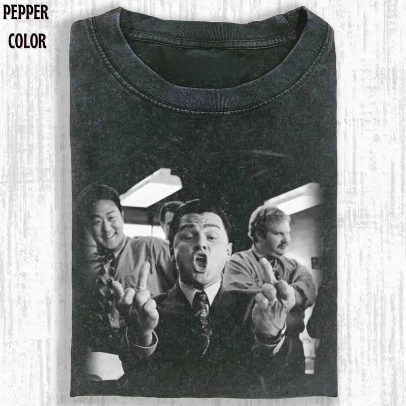 THE WOLF OF WALL STREET T-SHIRT, VINTAGE Movies T-shirt, funny graphic tees, vintage tees Menswear Top Hoodie, Sweatshirt