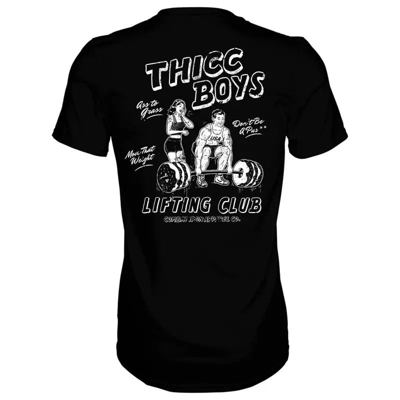 THICC BOYS WORKOUT CLUB MEN'S T-SHIRT Hoodie, Sweatshirt | HypeCrazeTee.com
