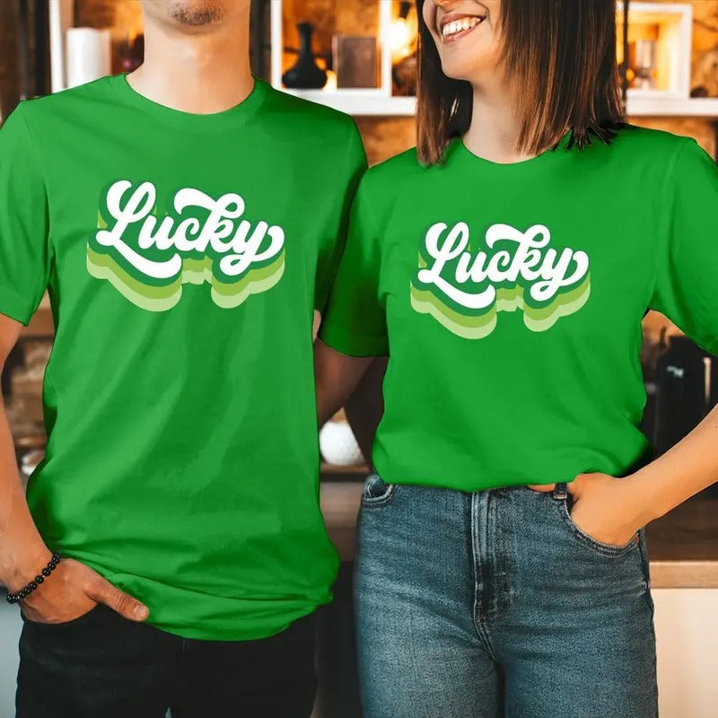 TSHIRT (184) Lucky Retro Lets Get Lucked Up St Patrick's Day Unicorn Shirt Happy Saint Patrick's Day T Shirt Funny Irish...