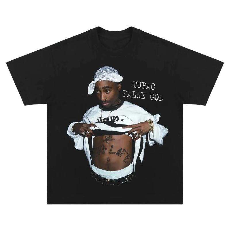TUPAC  Graphic Tee Iconic Style for Rap Fans Unisex Shirt For Men and Women Hoodie, Sweatshirt | HypeCrazeTee.com