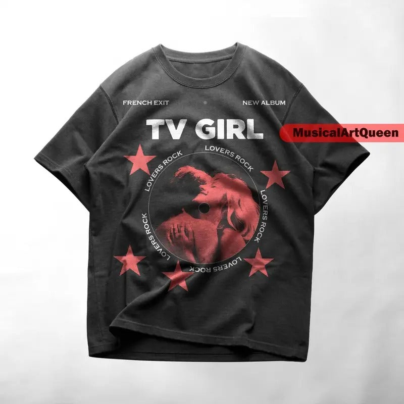 TV girl Shirt - French Exit Album Tshirt , Lovers Rock Tee Hoodie, Sweatshirt | HypeCrazeTee.com