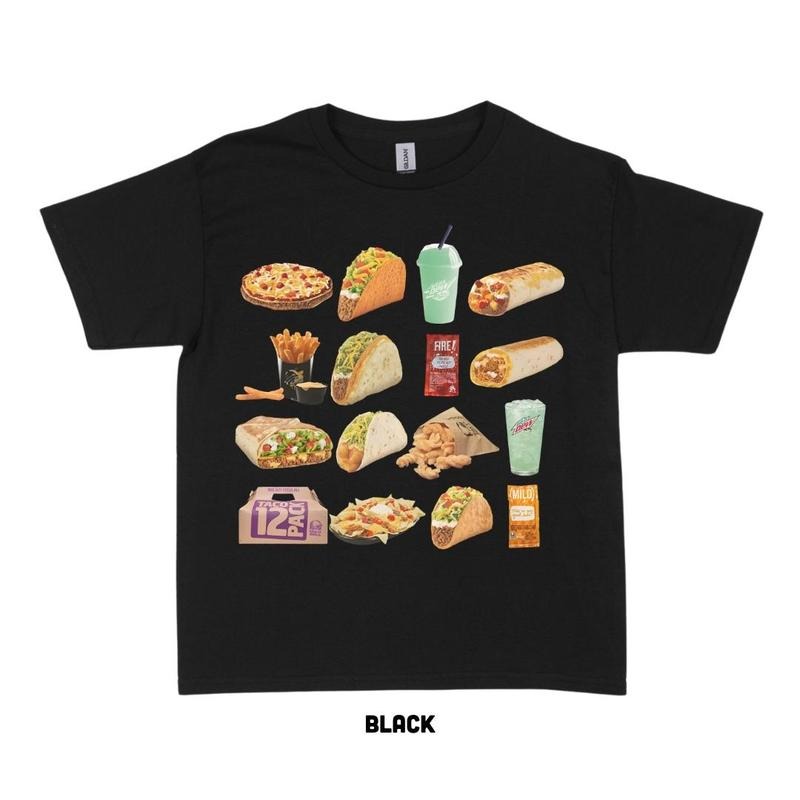 Taco Bell Taco Bell Lover Cotton Short Sleeve Top Casual Menswear T-Shirts, Hoodie, Sweatshirt