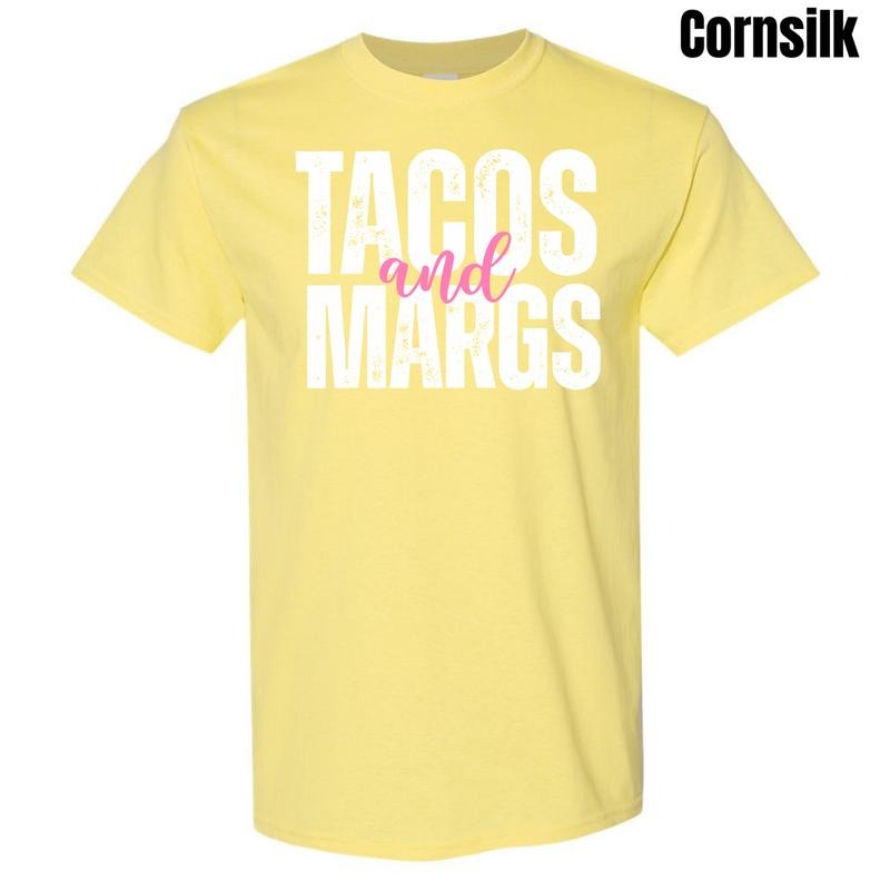 Tacos & Margs White Gildan Short Sleeve T-Shirt 'NLB' Hoodie, Sweatshirt | HypeCrazeTee.com