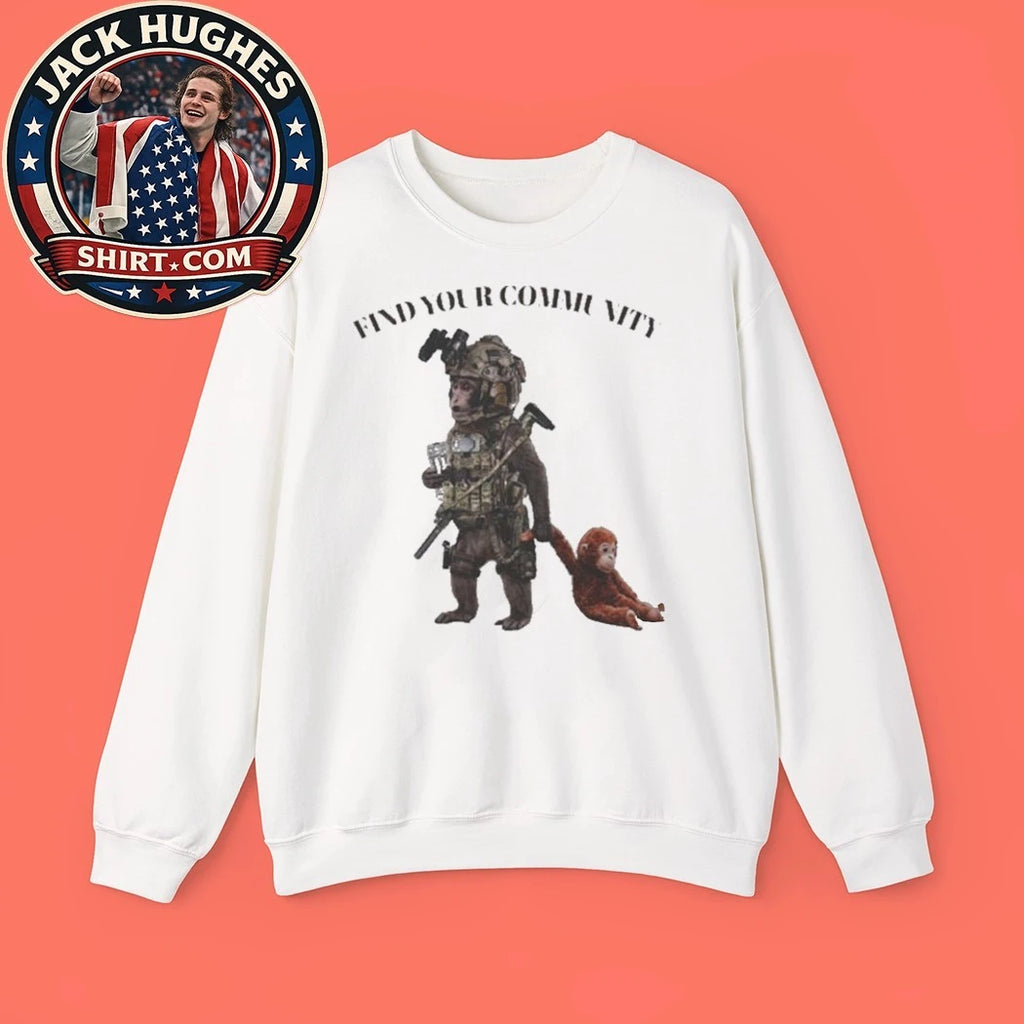 Tactical Punch The Monkey Find Your Community Shirt