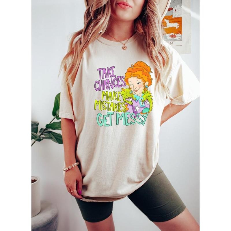 Take Chances Make Mistakes Get Messy Shirt, Miss Frizzle Shirt, Magic School Bus shirt, Teacher shirt, Back to School...