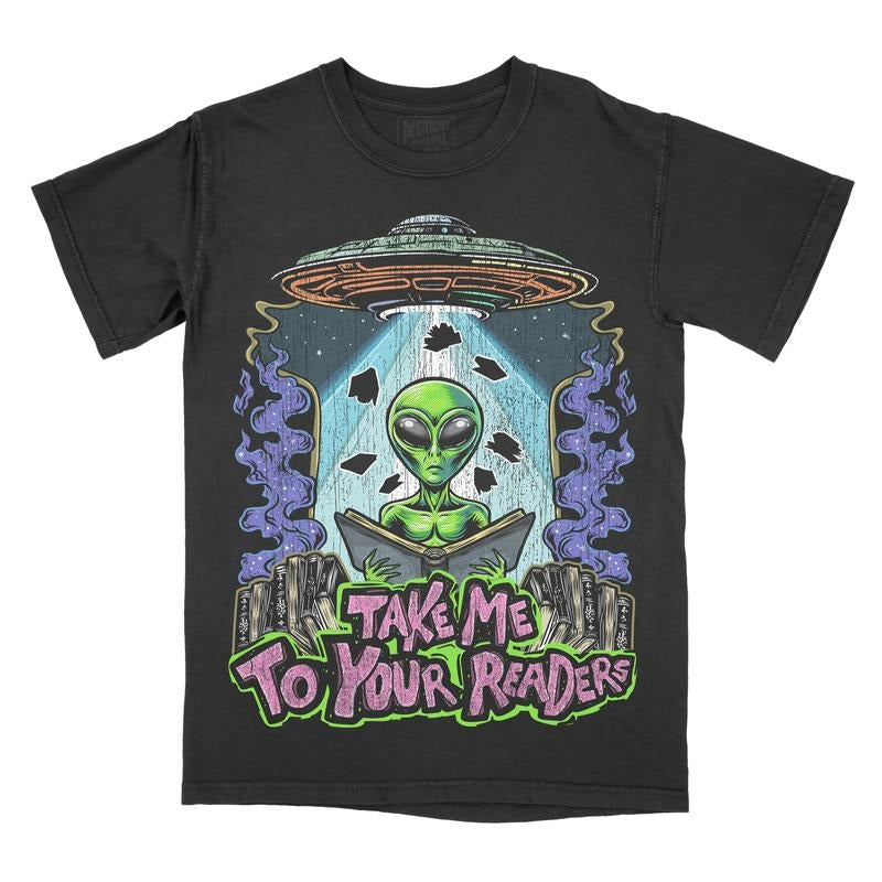 Take Me To Your Readers Colors Unisex T-shirt Gothic Alternative Fashion Booktok Smut Dark Romance Book lovers Hoodie,...