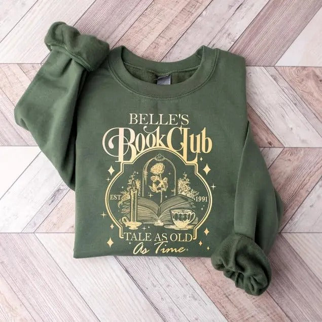 Tale As Old As Time Crewneck Sweatshirt, Beauty n The Beast Shirt, Gift For Book Lover, Family Trip 2025 Hoodie Hoodie Hoodie