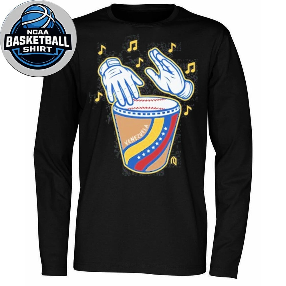 Tambor Béisbol Venezuela Flag Shirt