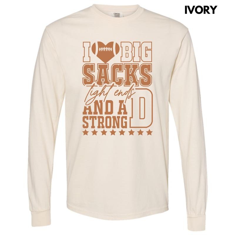 Tan Big Sacks Long Sleeve Comfort Colors T-Shirt 'NLB' Hoodie, Sweatshirt | HypeCrazeTee.com