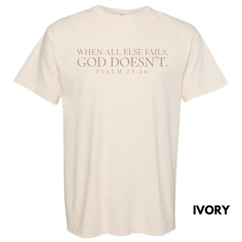 Tan Psalm 73 Comfort Colors T-Shirt 'NLB' Hoodie, Sweatshirt | HypeCrazeTee.com