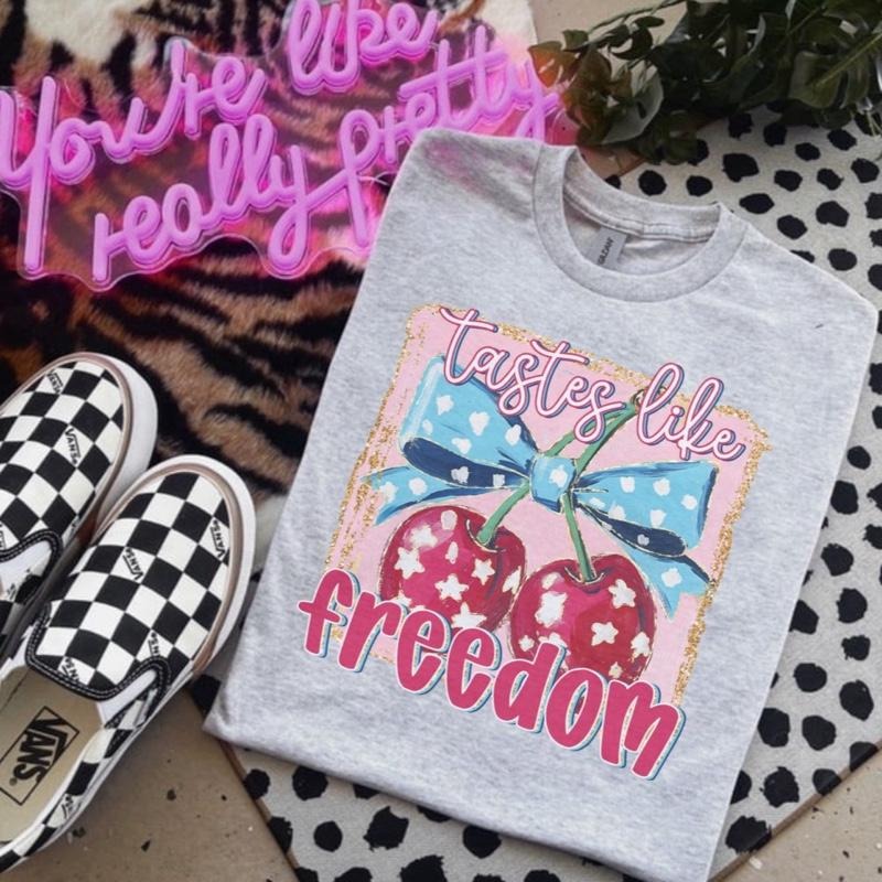 Taste Like Freedom Ash Grey Bleached Gildan T-Shirts, Hoodie, Sweatshirt
