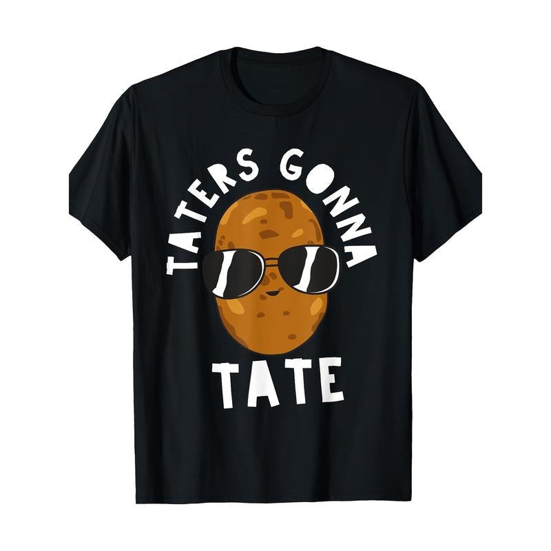 Tater Gonna Tate Funny Potato Tater Tot Foodie T-shirt 100% cotton Made in USA Hoodie, Sweatshirt | HypeCrazeTee.com