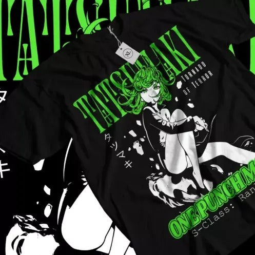 Tatsumaki T-shirt One punch Man Anime Manga Villain Kawaii Funny Shirt All Size Hoodie, Sweatshirt | HypeCrazeTee.com