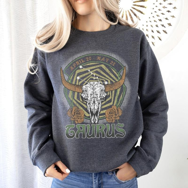 Taurus Zodiac, Astrology, Horoscope Sweatshirt T-Shirts, Hoodie | HypeCrazeTee.com