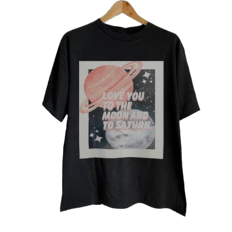 Taylor Retro Music T-Shirt Love You To The Moon & Saturn Album Cover Hoodie, Sweatshirt | HypeCrazeTee.com