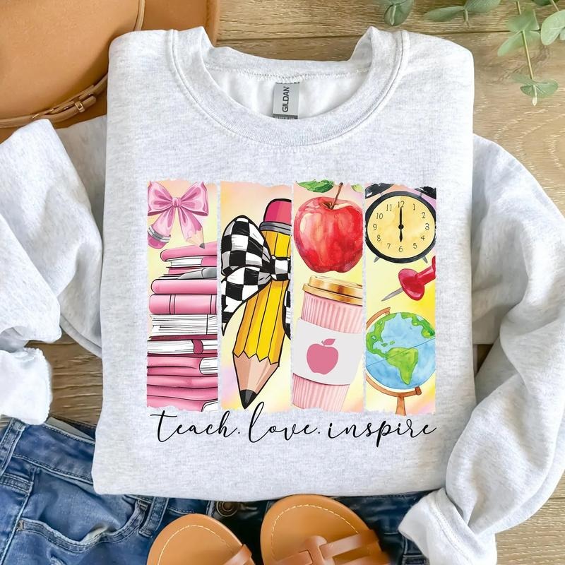 Teach Love Inspire DTF Transfers - THIS IS NOT A SHIRTstyle{n002}2 T-Shirts, Hoodie, Sweatshirt | HypeCrazeTee.com