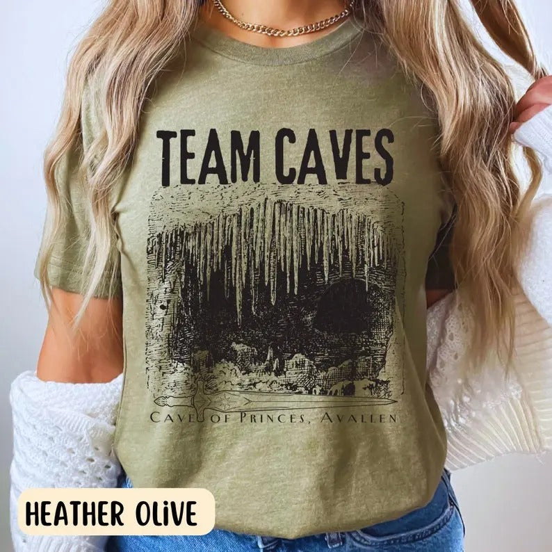 Team Caves Crescent City 3 Unisex Tee | House of Flame and Shadow tshirt T-Shirt - Book Tee