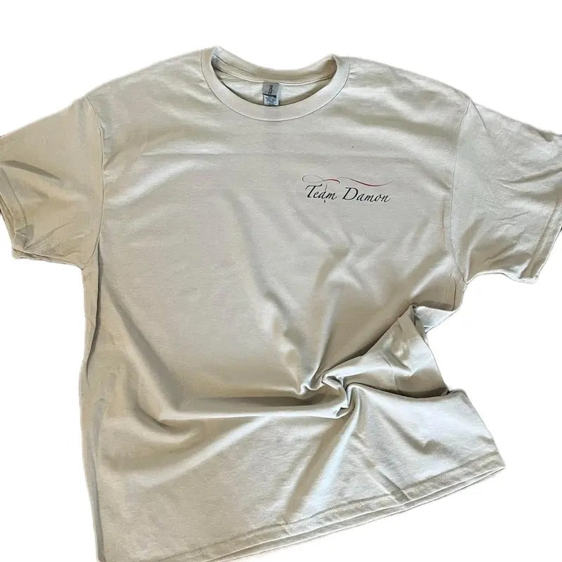 Team Damon Tshirt Top Womenswear Comfortable Fit Hoodie, Sweatshirt | HypeCrazeTee.com