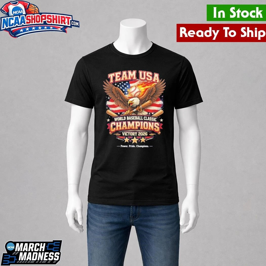 Team USA World Baseball Classic Champions Victory Shirt