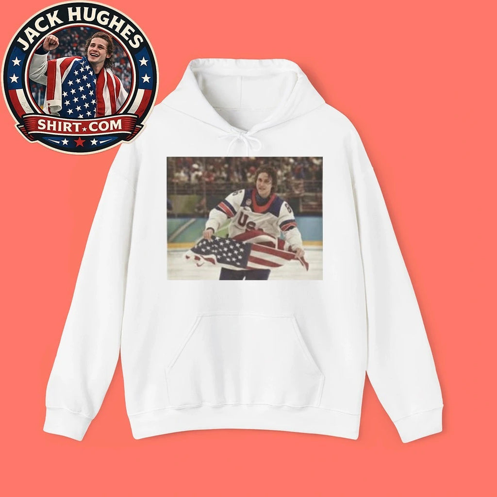 Team USA vs Canada Jack Hughes Golden Goal 2026 USA Hockey Tee Shirt