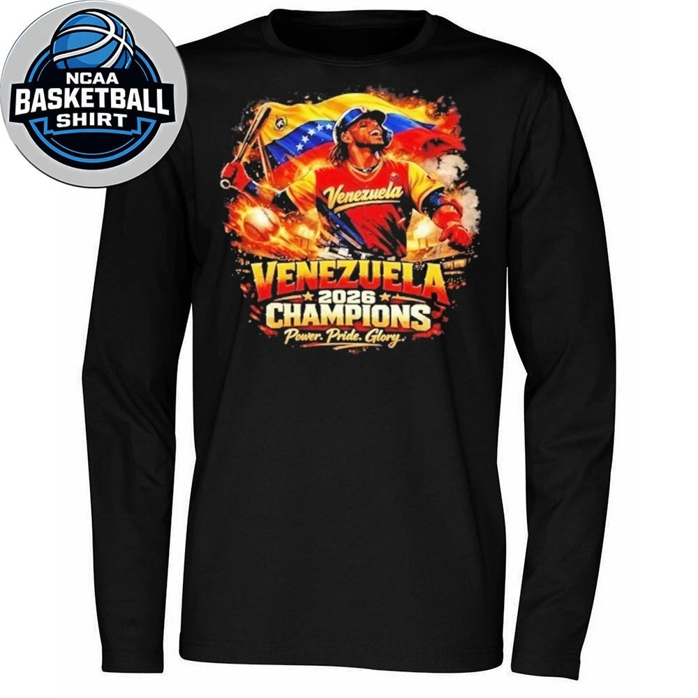 Team Venezuela 2026 Champions World Baseball Power Pride Glory Shirt