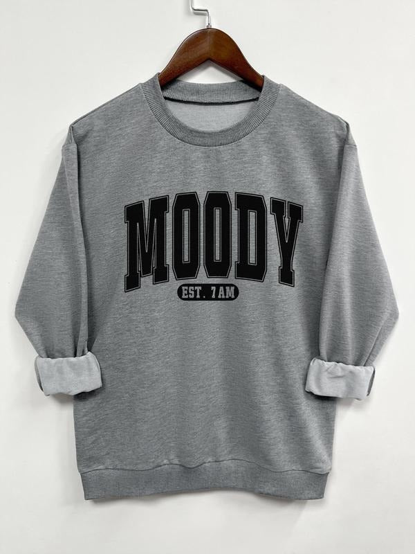 Teen Girl'S Letter Print Crew Neck Casual Long Sleeve Daily Cozy Top Teenagerstyle{N002}2 T-Shirts, Hoodie, Sweatshirt
