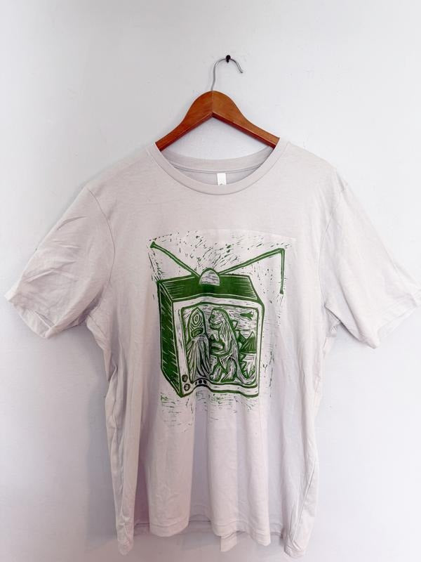 Television Hand printed  T Shirt Menswear Cotton Top Hoodie, Sweatshirt | HypeCrazeTee.com